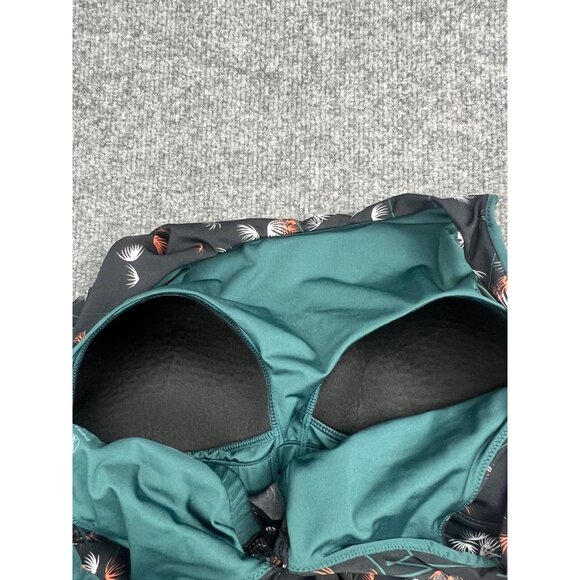 Carve Designs Dress Women's XL Black Zuri Feather Floral Sleeveless Tie Back Bra - Picture 6 of 7